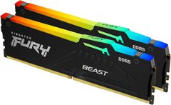 RAM Kingston FURY Beast RGB 64GB (2x32GB) DDR5 5600Mhz (KF556C40BBAK2-64)