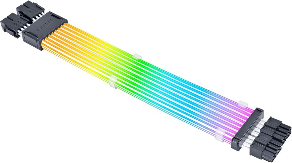 Dây nguồn nối dài LIAN LI STRIMER WIRELESS 2x8-PIN CPU ARGB (DÂY NGUỒN CPU)
