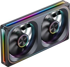 Quạt Fan case JONSBO ZA-240B | ZA-240BR LED ARGB - BLACK  (CÁNH THUẬN / NGƯỢC)