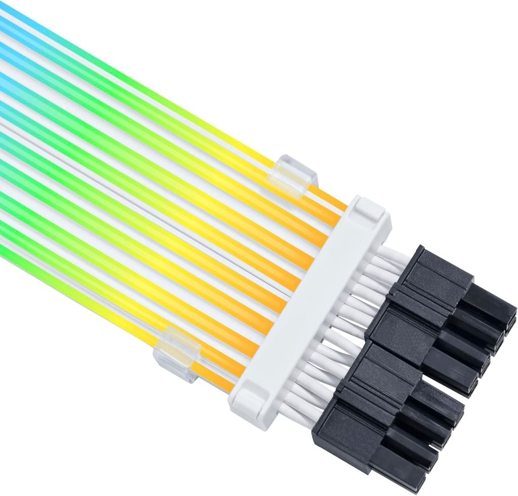 Dây nguồn nối dài LIAN LI STRIMER WIRELESS 2x8-PIN CPU ARGB (DÂY NGUỒN CPU)