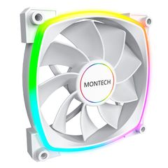 Quạt fan case MONTECH RX140 PWM REVERSE - BLACK | WHITE (140mm/LED viền ARGB/Cánh ngược)