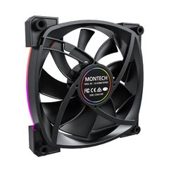 Quạt fan case MONTECH RX140 PWM REVERSE - BLACK | WHITE (140mm/LED viền ARGB/Cánh ngược)