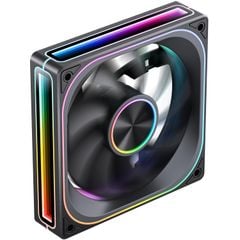 Quạt Fan case JONSBO ZA-120B | ZA-120BR LED ARGB - BLACK (CÁNH THUẬN / NGƯỢC)