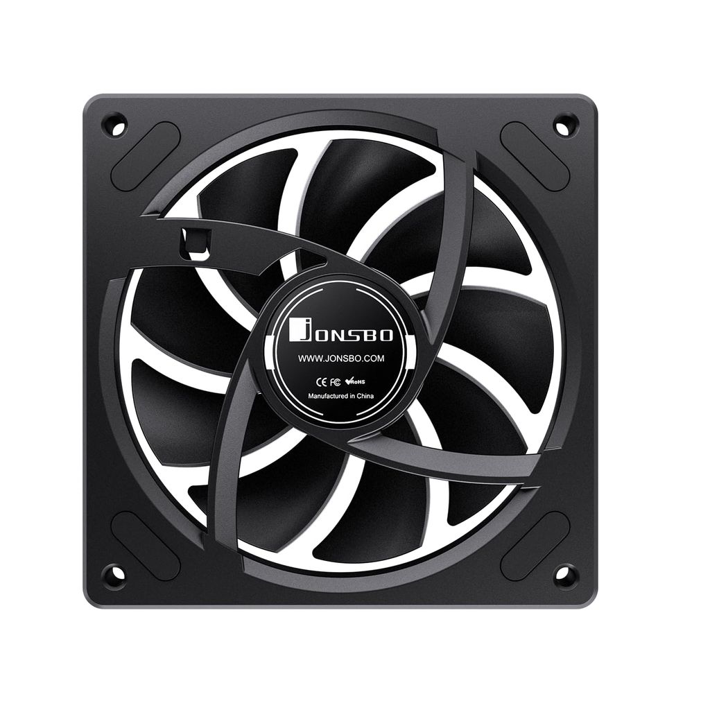 Quạt Fan case JONSBO ZA-120B | ZA-120BR LED ARGB - BLACK (CÁNH THUẬN / NGƯỢC)