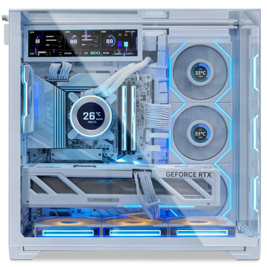 Màn hình LCD IPS Lian Li 8.8″ Universal Screen (US88v1) Black | White (Màn phụ đa năng/kết nối USB)