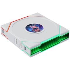 Bộ 3 fan case Lian Li Uni Fan TL LCD FLEX 120 Regular | Reversed Blade - WHITE (3 QUẠT/ CÓ LCD)