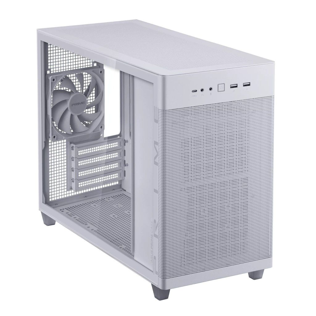 Vỏ Case ASUS PRIME AP201 TG - WHITE