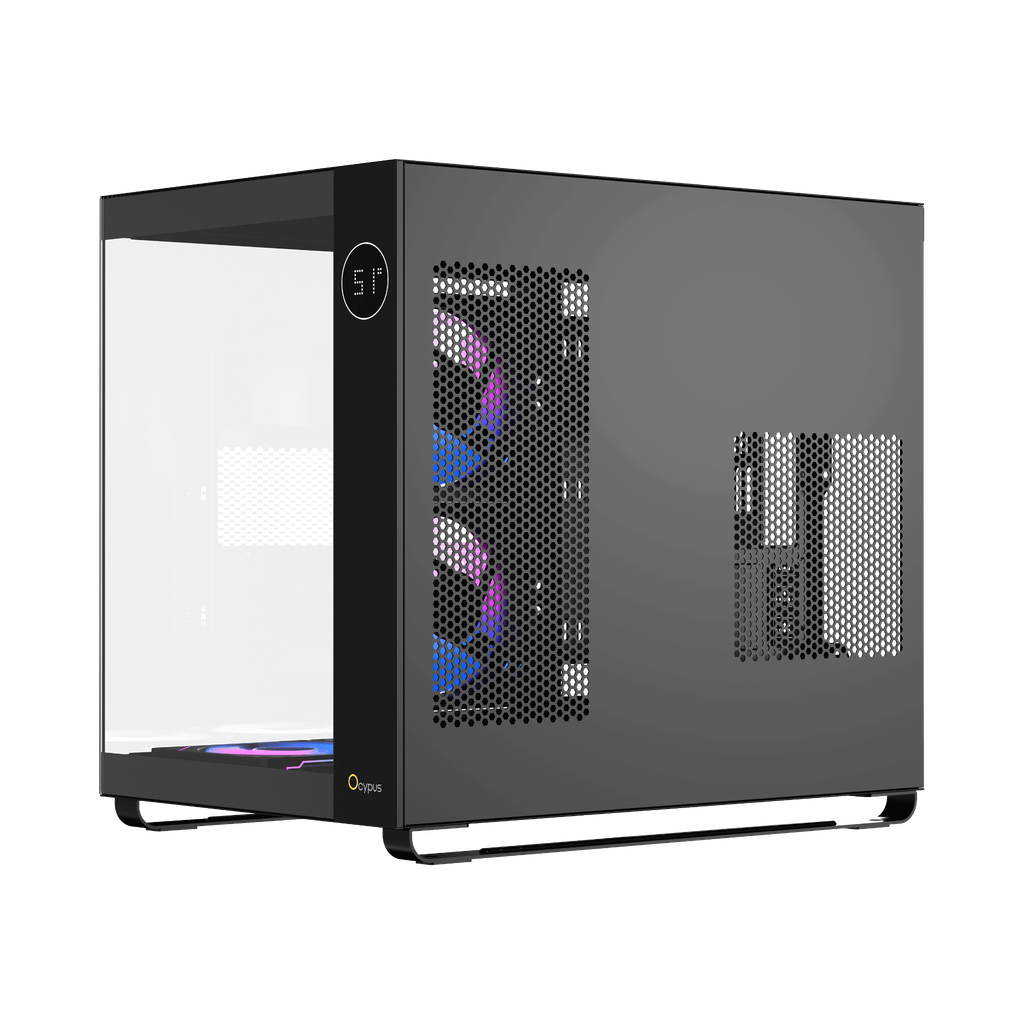 Vỏ Case Ocypus Iota C70 ARGB - BLACK (Kèm 6 Fan ARGB)