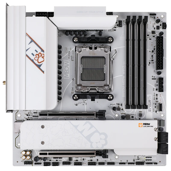 BO MẠCH CHỦ MAINBOARD COLORFUL COLORFIRE B850M-MEOW WIFI7 V14