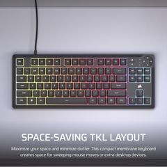 Bàn phím Corsair K55 CORE TKL RGB - BLACK