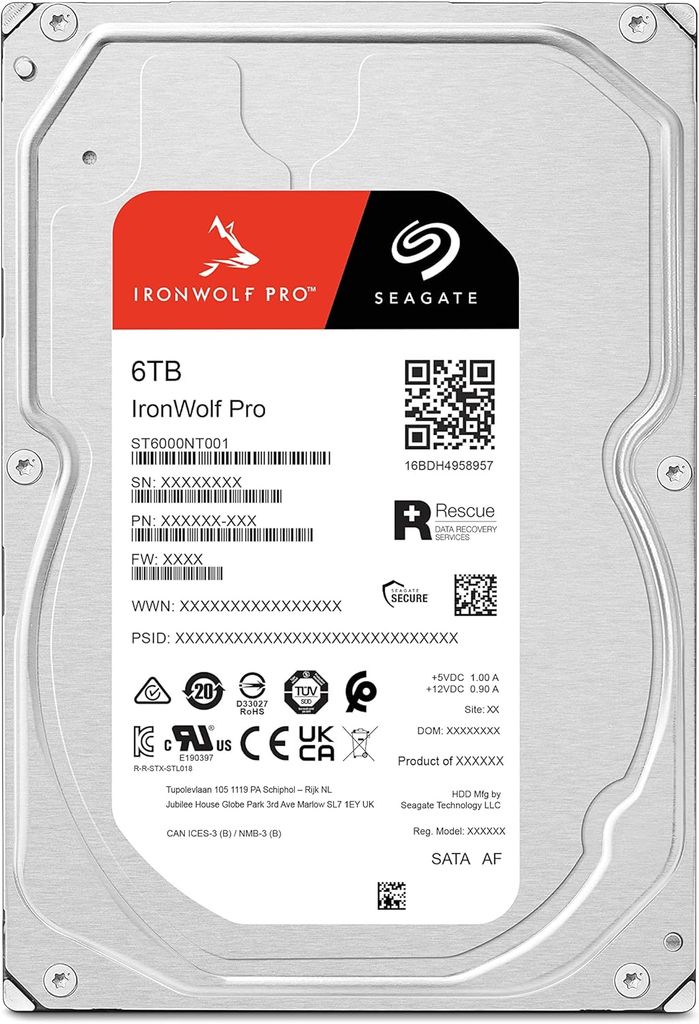 Ổ cứng HDD Seagate IronWolf Pro 6TB ST6000NT001 nas