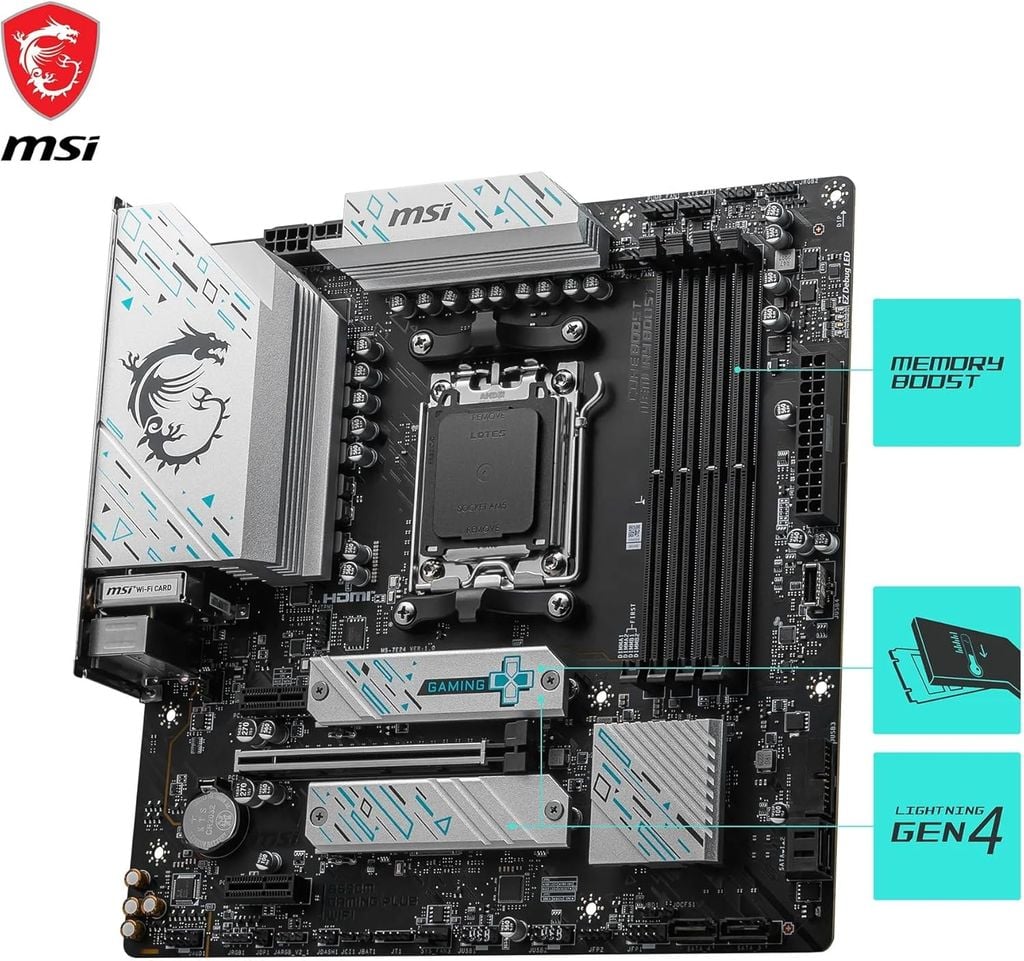 BO MẠCH CHỦ MAINBOARD MSI B650M GAMING PLUS WIFI