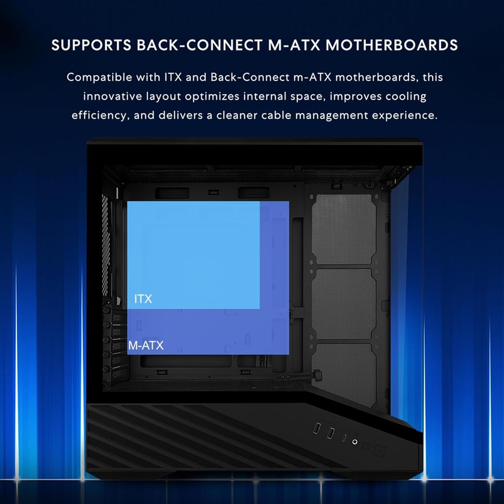 VỎ CASE MÁY TÍNH LIAN LI Vector V100 MINI (KHÔNG KÈM QUẠT)