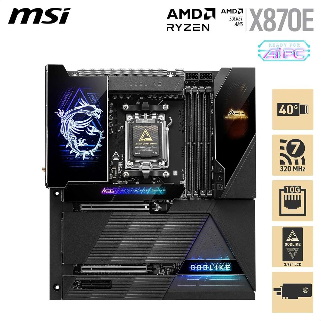 BO MẠCH CHỦ MAINBOARD MSI MEG X870E GODLIKE