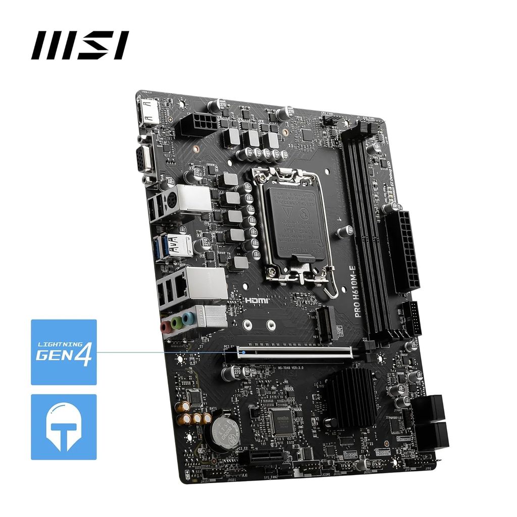 BO MẠCH CHỦ MAINBOARD MSI PRO H610M-E