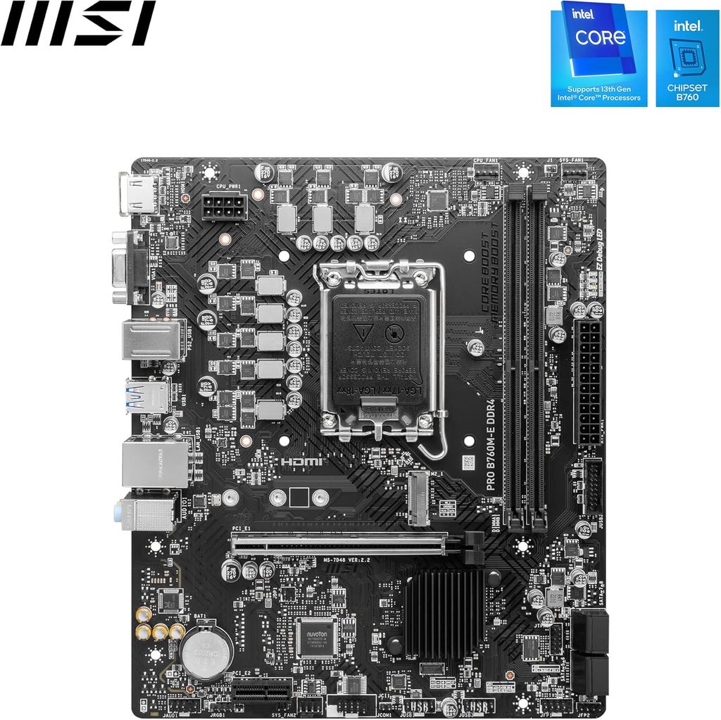 BO MẠCH CHỦ MAINBOARD MSI PRO B760M-E