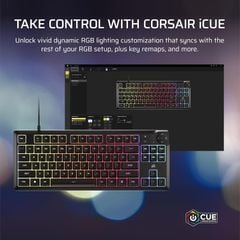 Bàn phím Corsair K55 CORE TKL RGB - BLACK