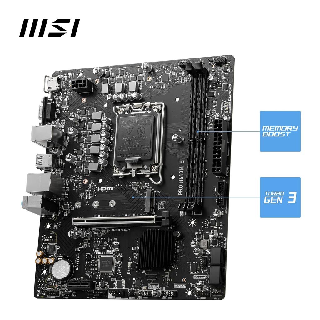 BO MẠCH CHỦ MAINBOARD MSI PRO H610M-E