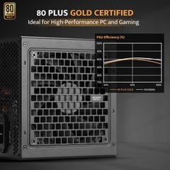 Nguồn Dark Flash PMT750 750W - 80 Plus Gold - BLACK