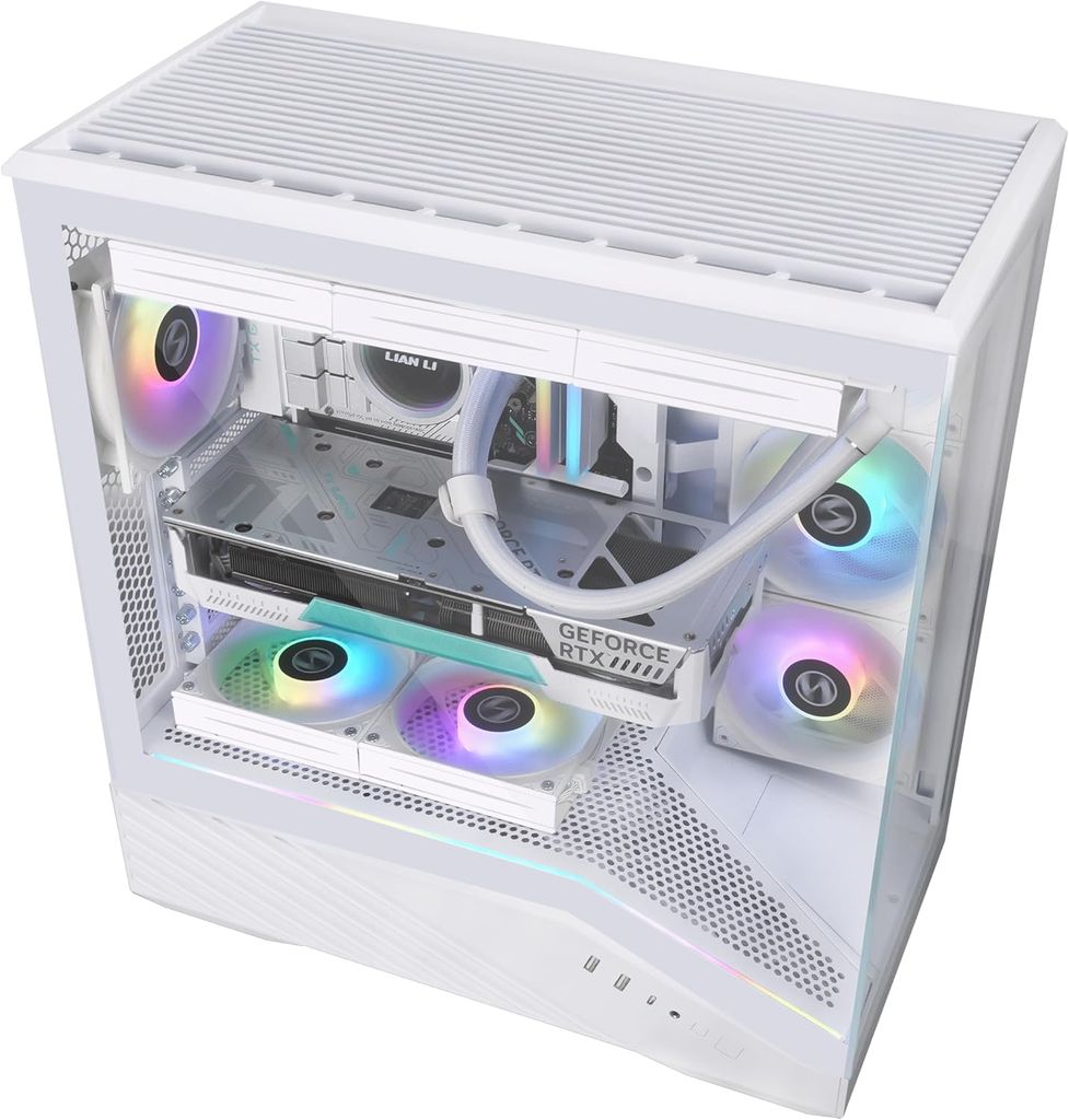 Vỏ Case Lian Li Vector V100 - WHITE (TRẮNG KHÔNG QUẠT/ATX)