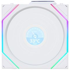 Fan Case LIAN LI UNI FAN TL WIRELESS LCD 120 | REVERSE | SINGLE PACK - WHITE (1 QUẠT LCD/CÁNH NGƯỢC)