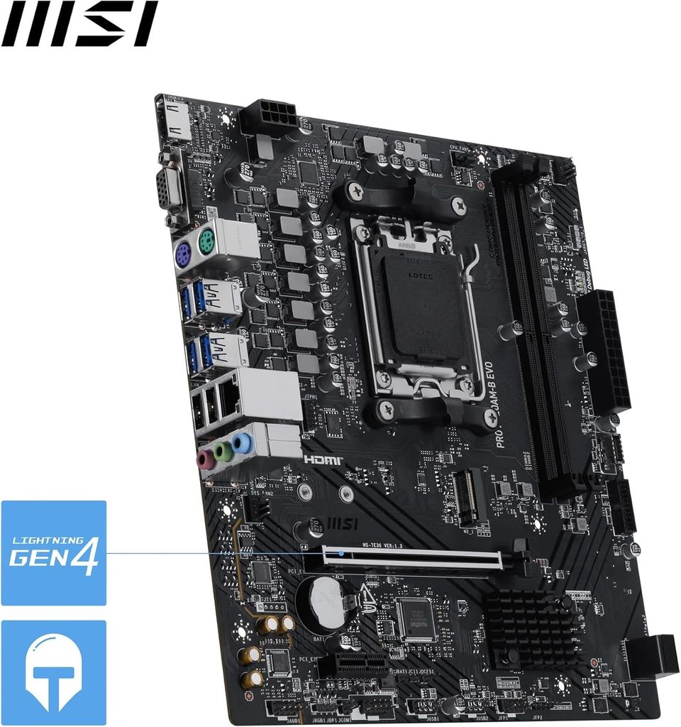 BO MẠCH CHỦ MAINBOARD MSI A620AM-B EVO