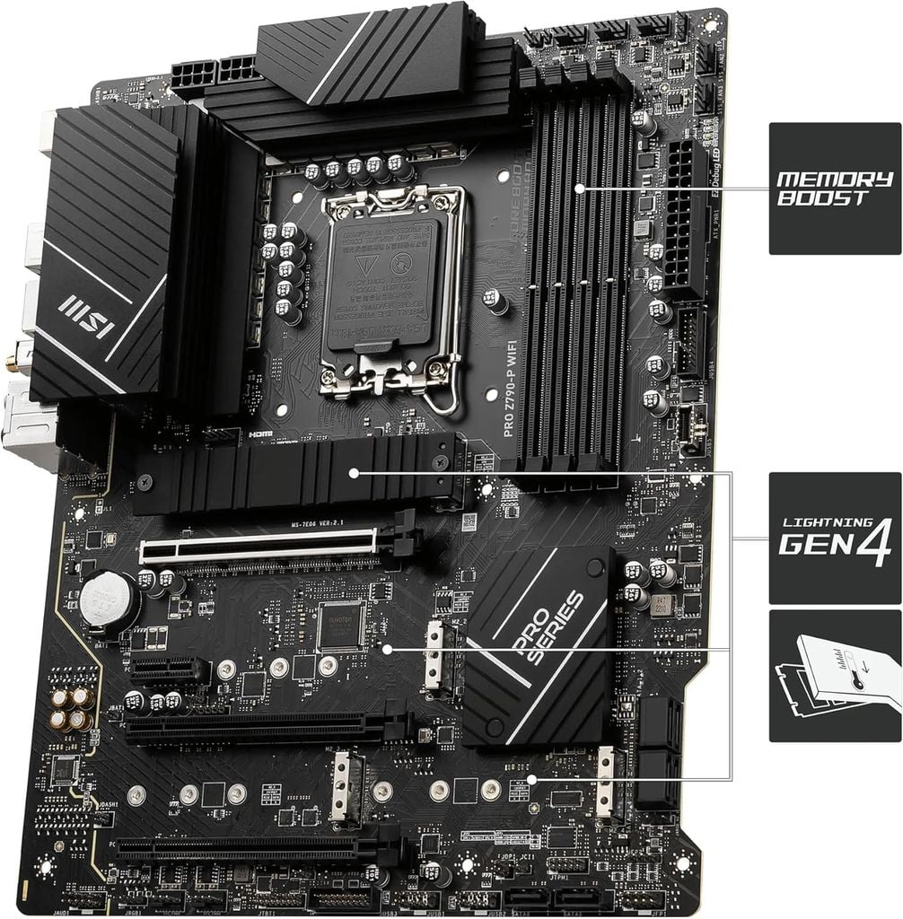 BO MẠCH CHỦ MAINBOARD MSI PRO Z790-P WIFI