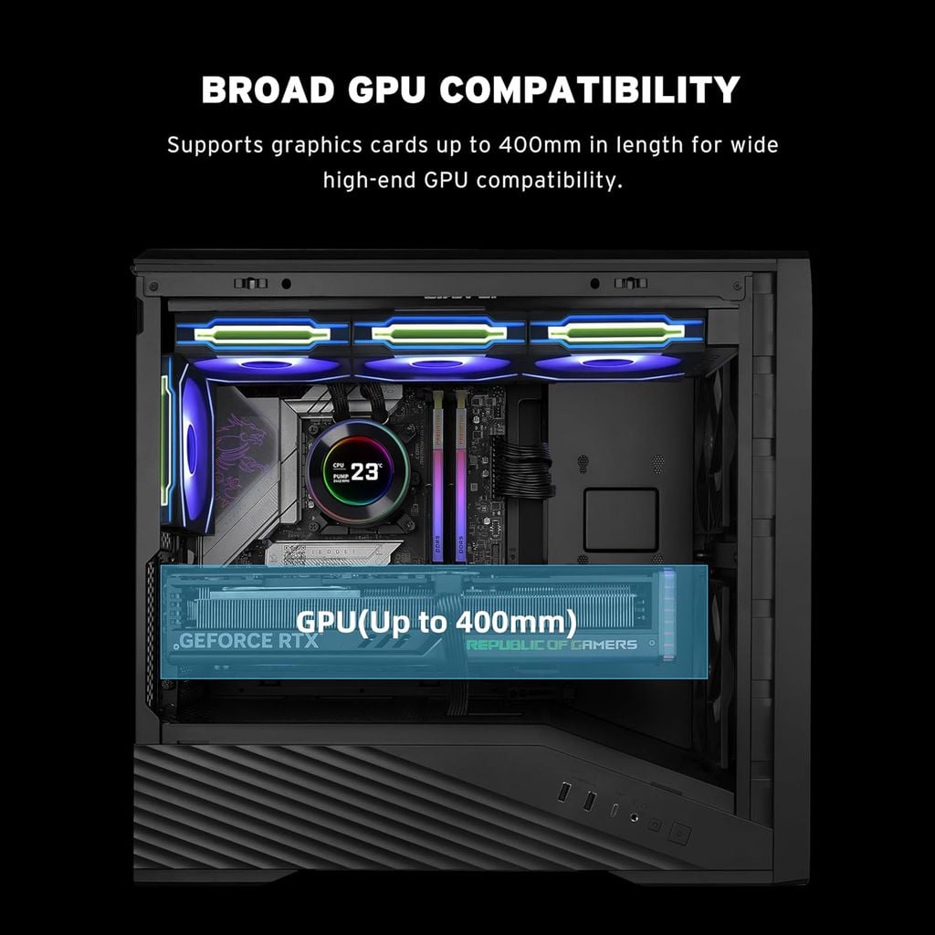 Vỏ case máy tính Lian Li Vector V150 INF Mini ARGB mATX