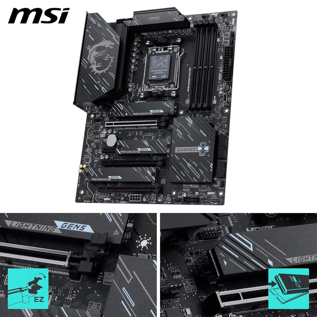 BO MẠCH CHỦ MAINBOARD MSI MAG X870E GAMING PLUS WIFI