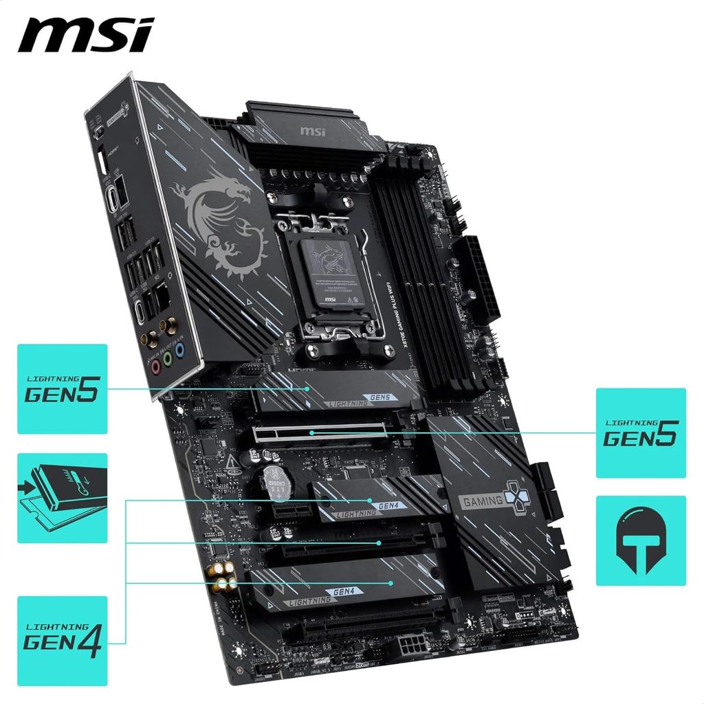 BO MẠCH CHỦ MAINBOARD MSI MAG X870E GAMING PLUS WIFI