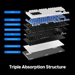 Bàn Phím Máy Tính Pulsar PCMK 2 HE TKL ANSI - WHITE