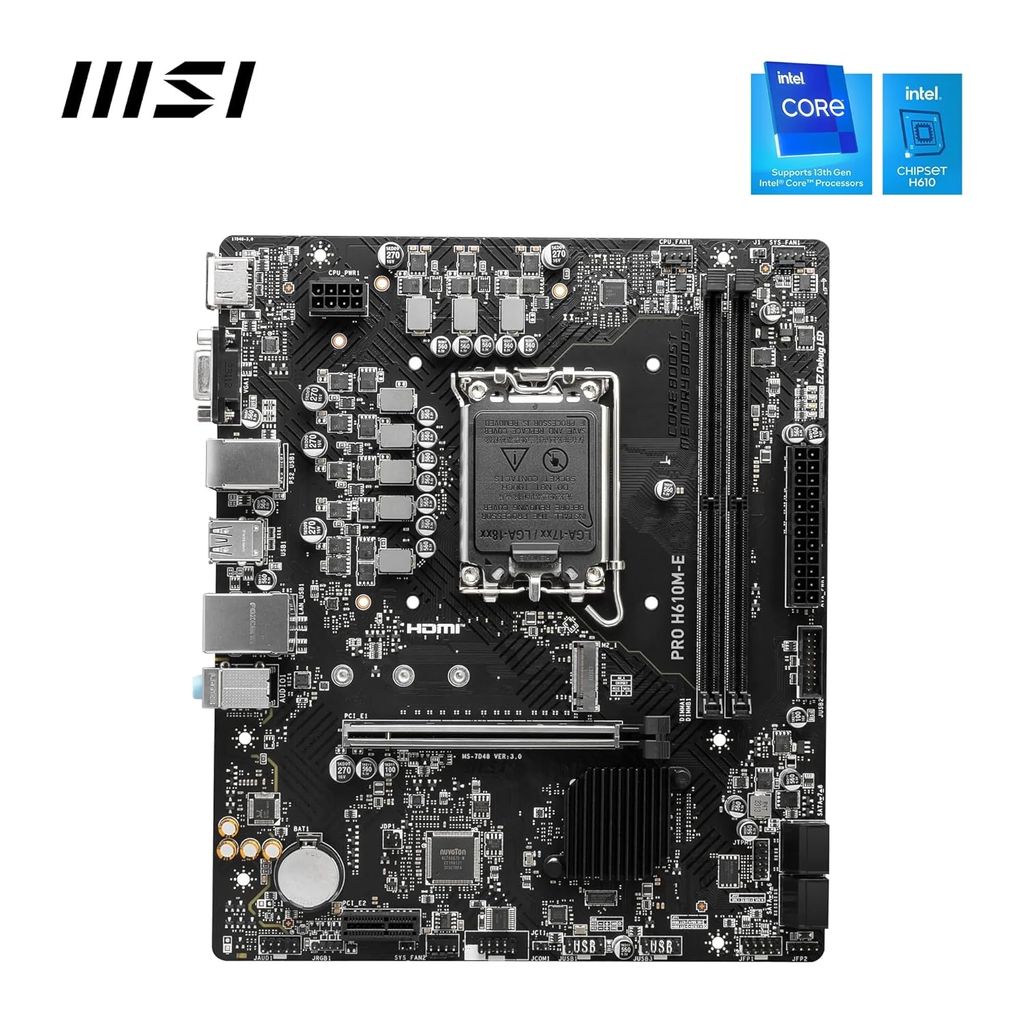 BO MẠCH CHỦ MAINBOARD MSI PRO H610M-E