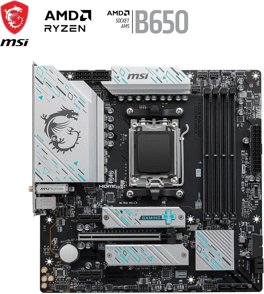 BO MẠCH CHỦ MAINBOARD MSI B650M GAMING PLUS WIFI