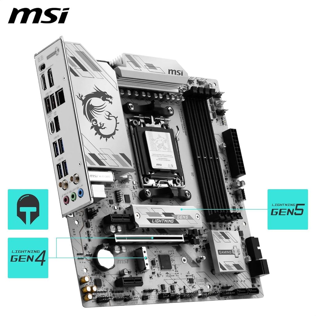 BO MẠCH CHỦ MAINBOARD MSI B850M GAMING PLUS WIFI6E