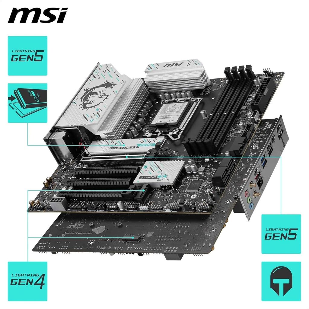 BO MẠCH CHỦ MAINBOARD MSI B860M GAMING PLUS WIFI