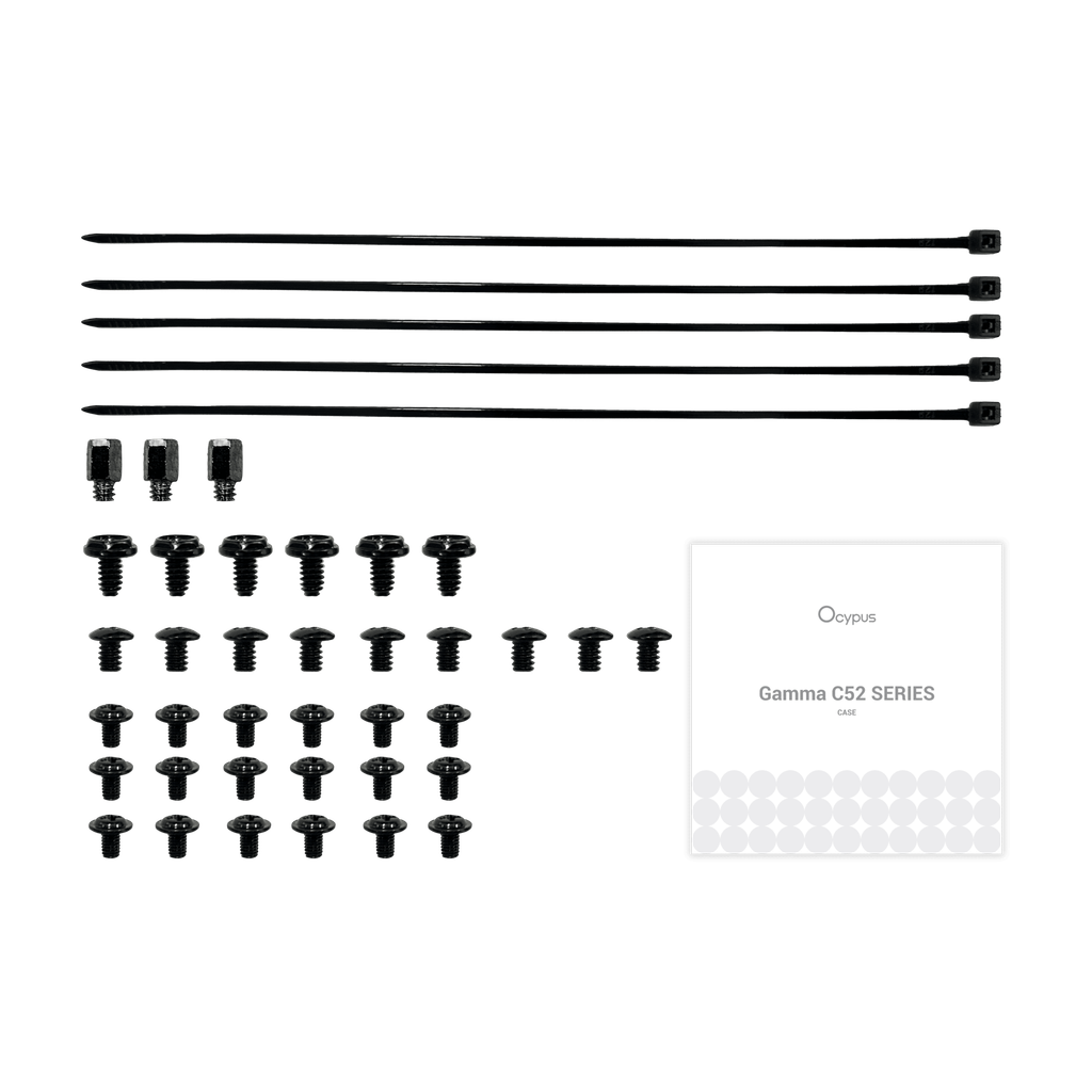 Vỏ Case Ocypus Gamma C52 ARGB - BLACK (Sẵn 3 Fan ARGB)