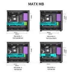 VỎ CASE JONSBO D42 MESH - BLACK