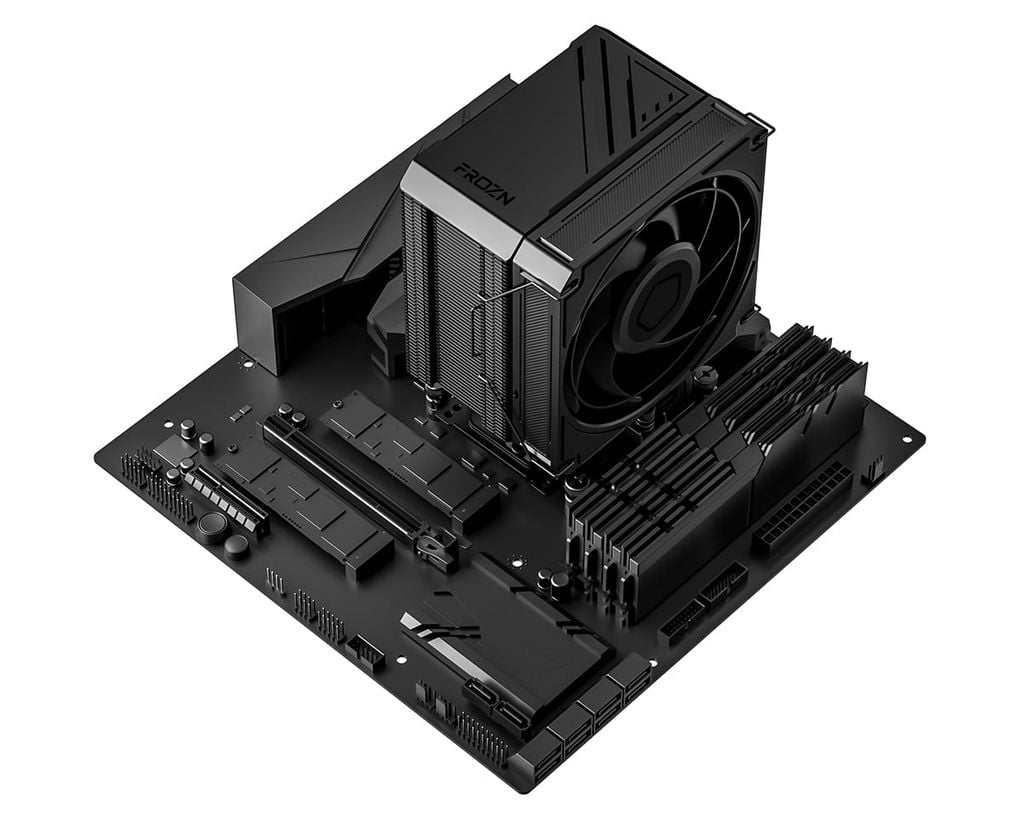 Tản nhiệt khí CPU ID-COOLING FROZN A510 TURBO - BLACK (5 ống đồng / tốc độ quạt 3000RPM)