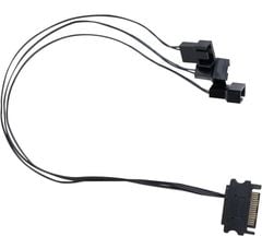 Dây cấp nguồn quạt Lian Li Wireless từ Sata ra 3 cổng 4 Pin PWM (Dùng được cho fan hãng khác)