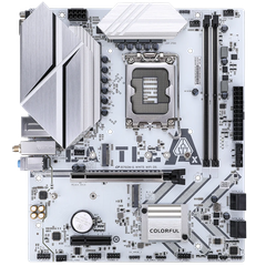 BO MẠCH CHỦ MAINBOARD COLORFUL BATTLE-AX B760M-G WHITE WIFI D5 V20A