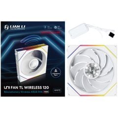 Fan Case LIAN LI UNI FAN TL WIRELESS 120 | REVERSE - WHITE (KHÔNG LCD/CÁNH NGƯỢC)