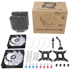 Tản nhiệt khí CPU Thermalright Phantom Spirit 120 SE LED ARGB - BLACK