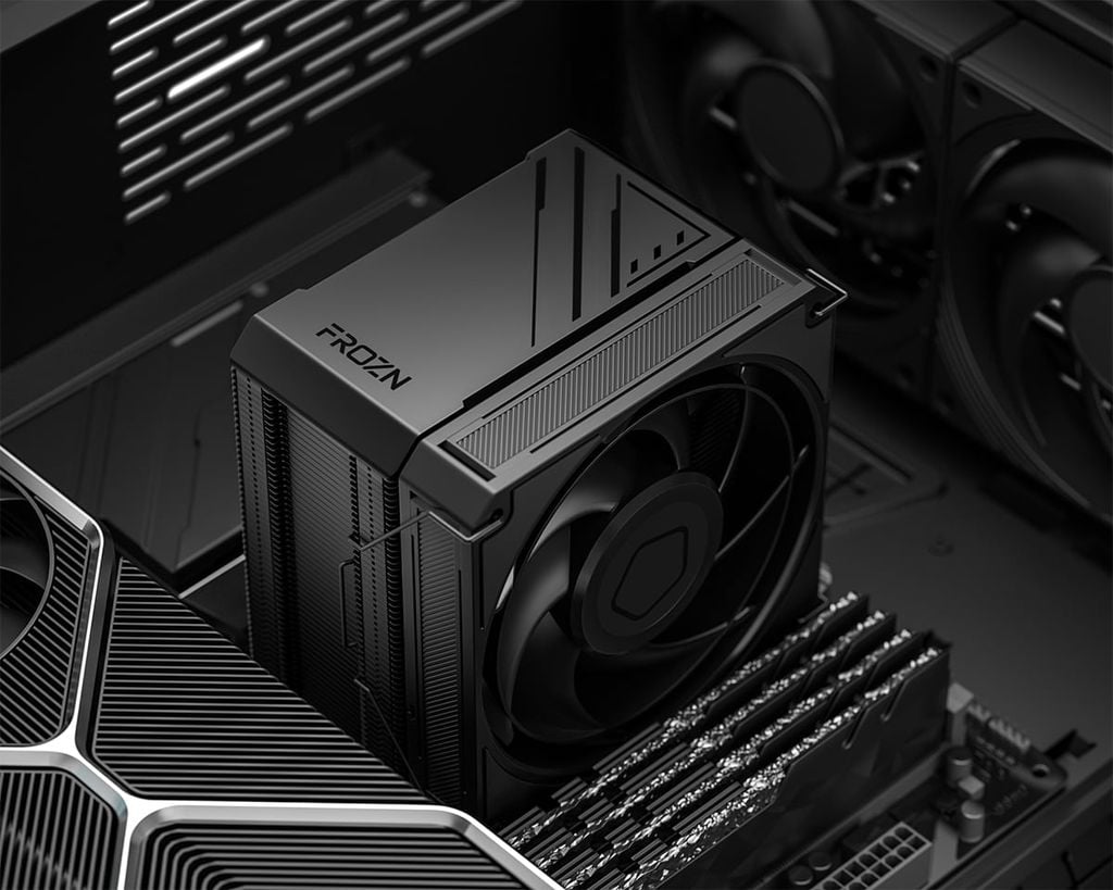 Tản nhiệt khí CPU ID-COOLING FROZN A510 TURBO - BLACK (5 ống đồng / tốc độ quạt 3000RPM)