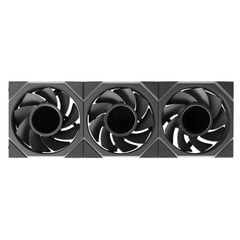 Bộ 3 fan case Lian Li Uni Fan TL FLEX LCD 120 REGULAR | REVERSED BLADE - BLACK (Quạt LCD 12cm)