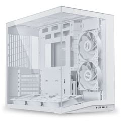 Vỏ Case Lian Li O11 Dynamic Mini V2 FLOW - White (ATX/Mid Tower/Kèm 5 quạt)