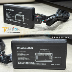 Hub chia USB Haiweishen UE05 - 1 ra 4 cổng 9 Pin USB 2.0 Mainboard có nguồn phụ SATA PSU