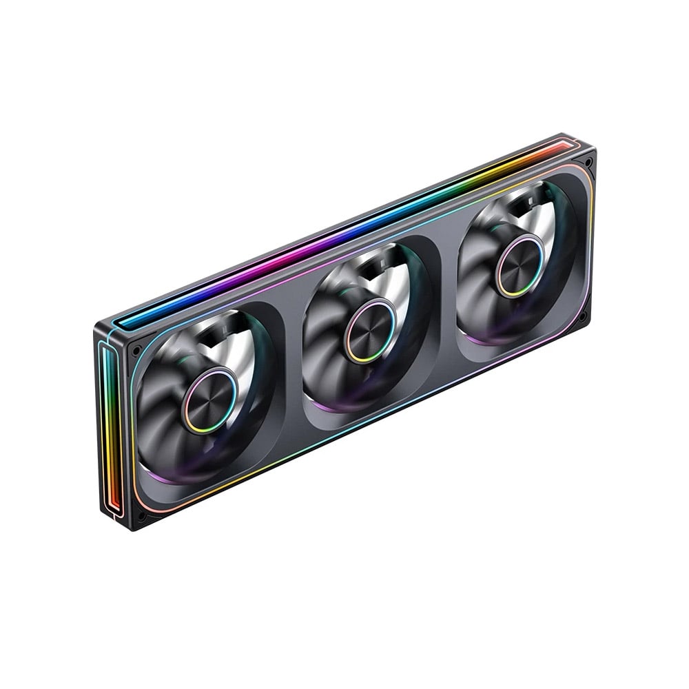 Quạt Fan case JONSBO ZA-360B | ZA-360BR LED ARGB - BLACK (CÁNH THUẬN / NGƯỢC)