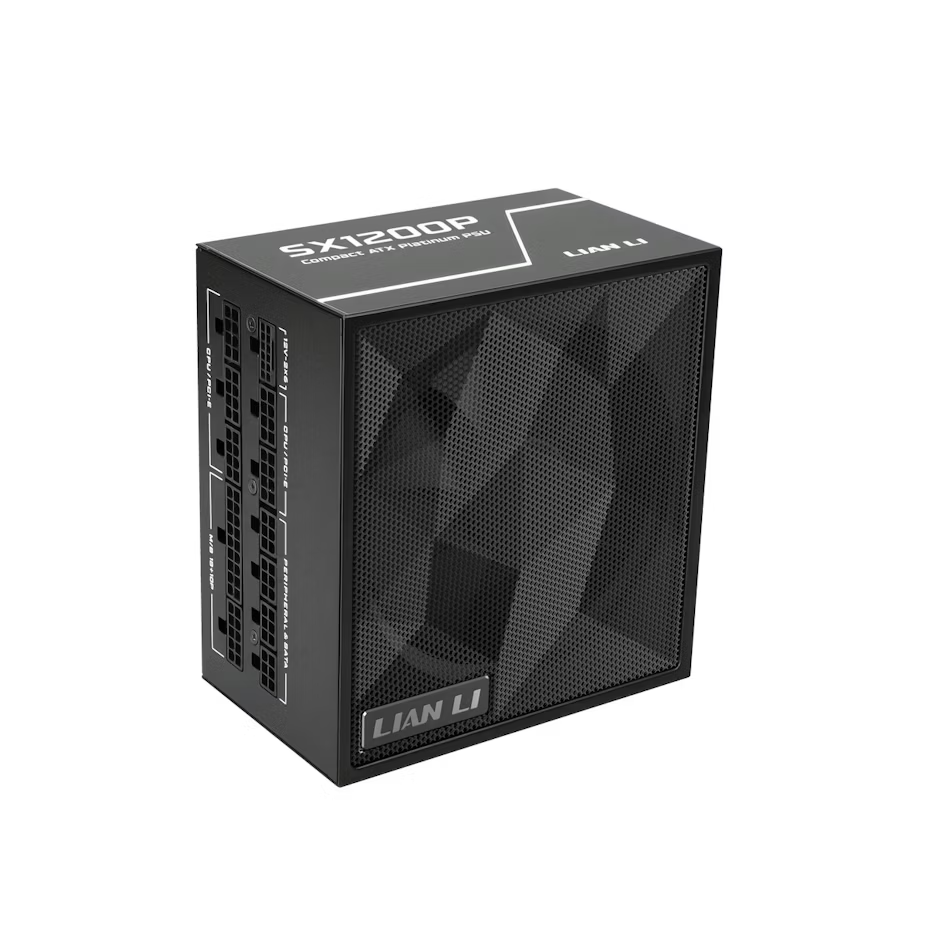 Nguồn máy tính Lian Li SX1200P 1200W - BLACK (80 Plus Platinum | ATX 3.1 | FULL MODULAR)
