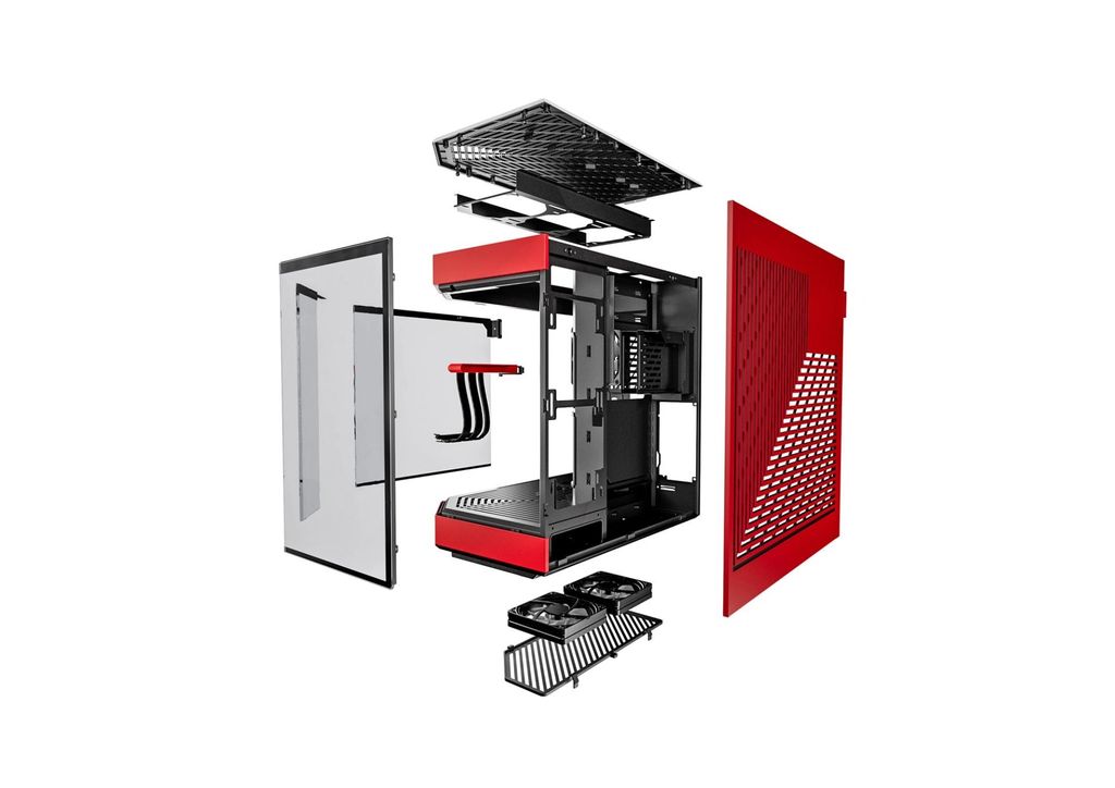 Vỏ Case Máy Tính HYTE Y60 - BLACK/RED