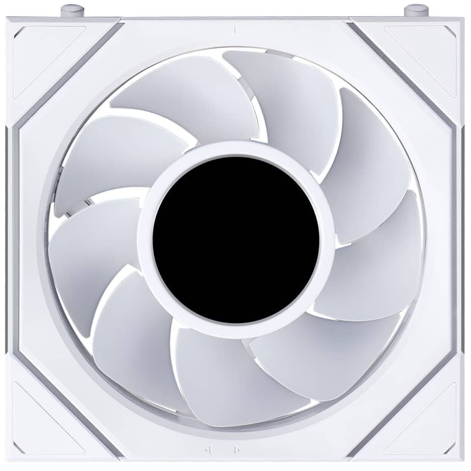 Bộ 3 fan case Lian Li Uni Fan SL-INF FLEX LCD 120 REGULAR | REVERSED BLADE - WHITE (Quạt LCD 12cm)